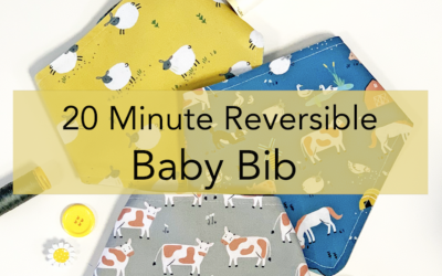 Make A Reversible Baby Bib –  Free Pattern And Video Tutorial